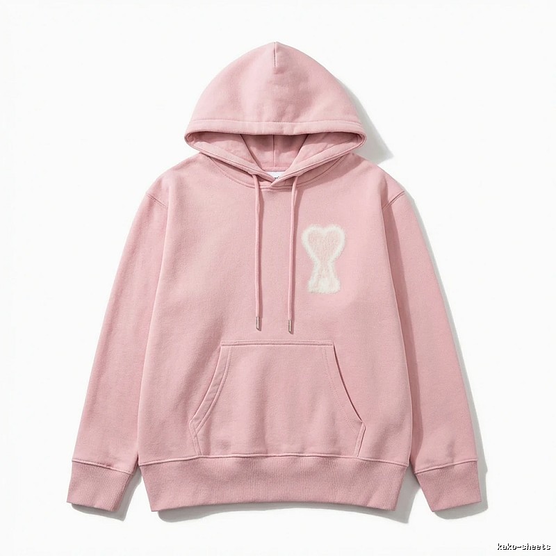 AMI Love Pink Hoodie