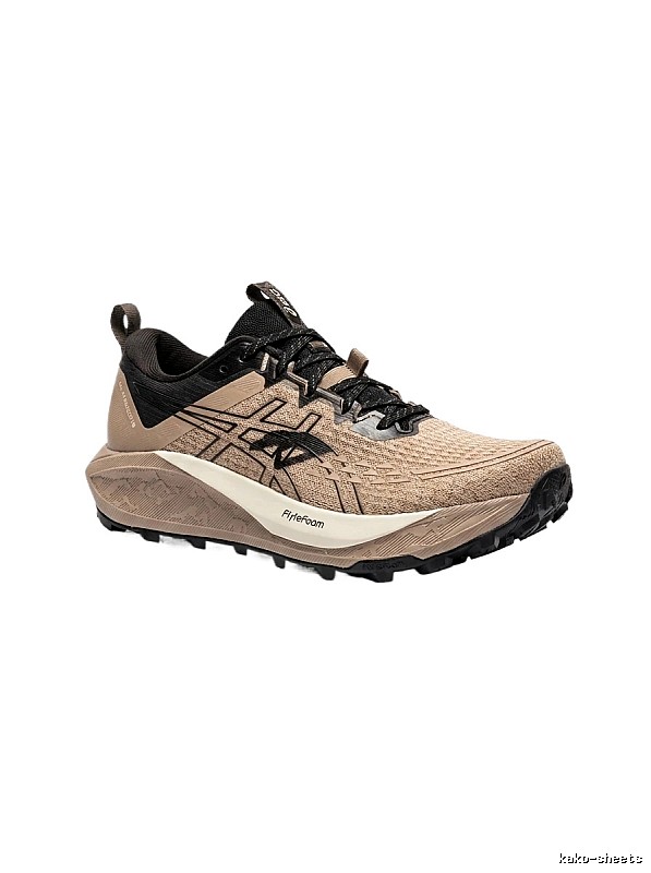 ASICS Off-Road Style Black and Brown Sports Shoes
