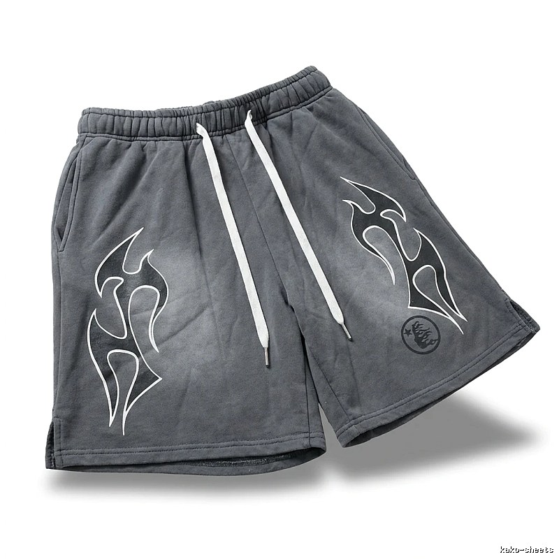 Hellstar Flame Ash Shorts