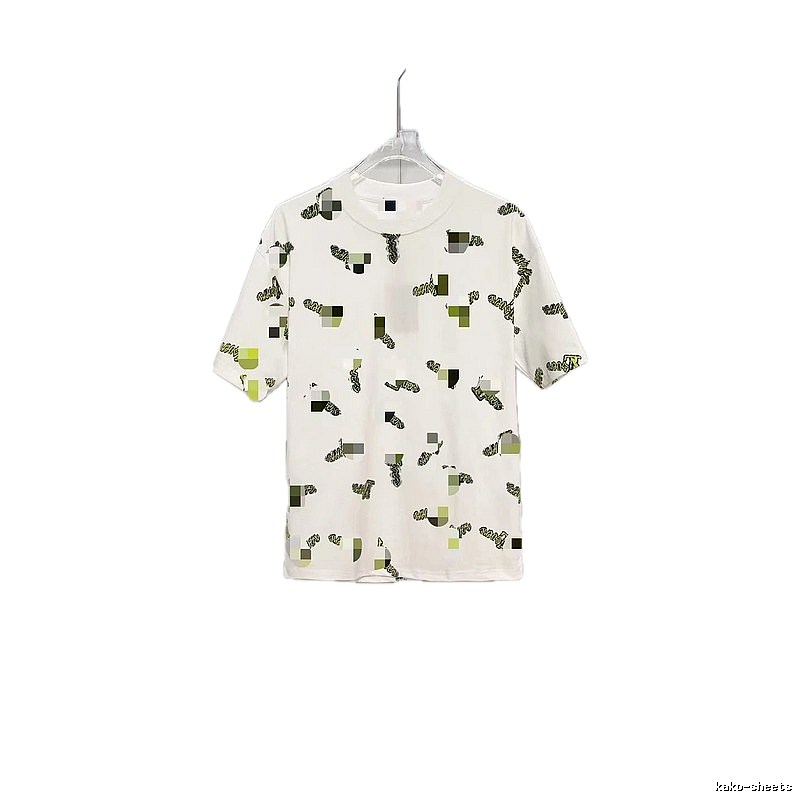 Louis Vuitton All-over Print Streetwear Style White T-Shirt