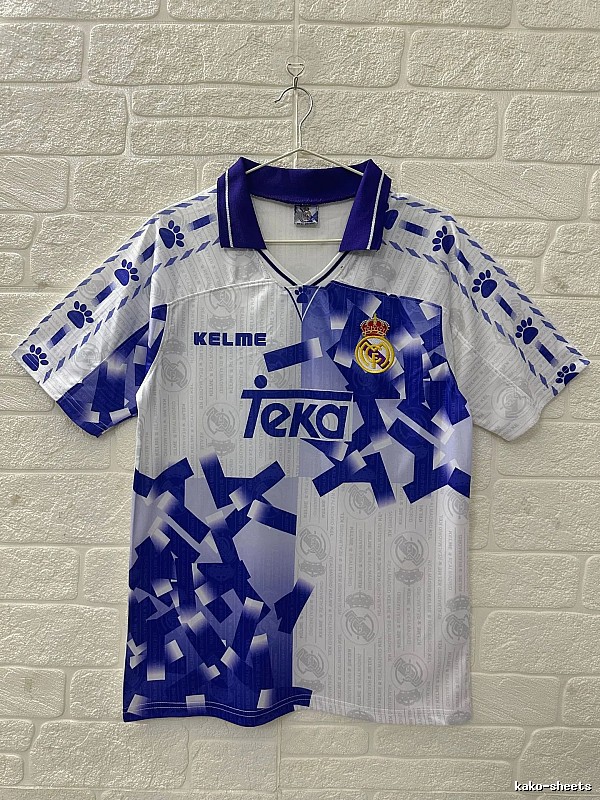 Real Madrid Casual Retro Teka soccer jersey White Retro Football for Streetwear Looks
