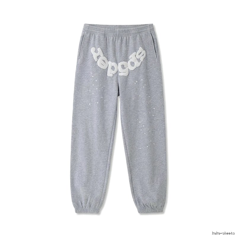 Sp5der Starry Rhinestone Wind Track Pants