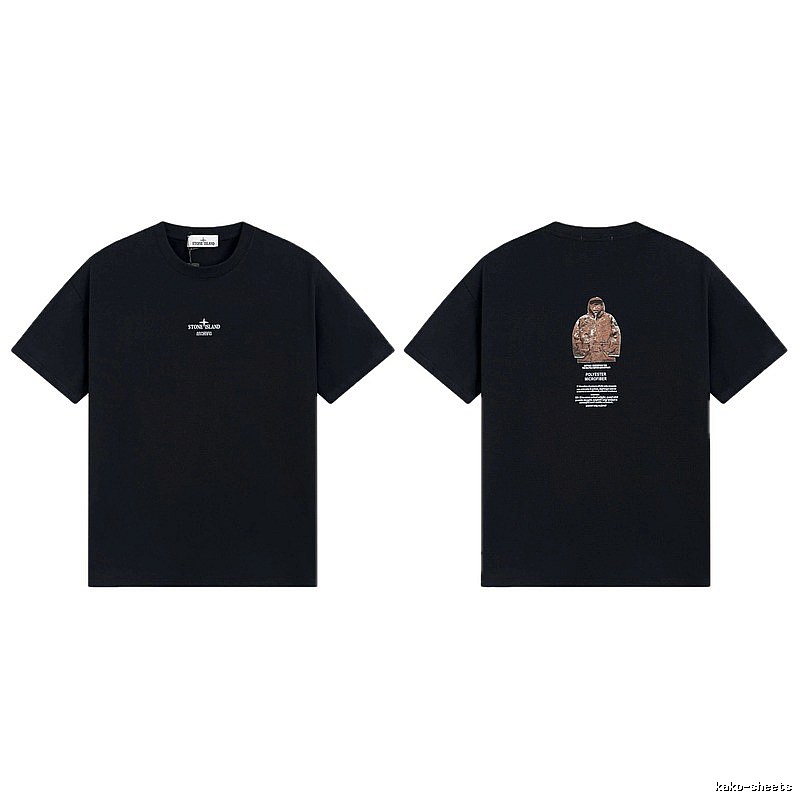 Stone Island Archive Series Street Style Black T-Shirt