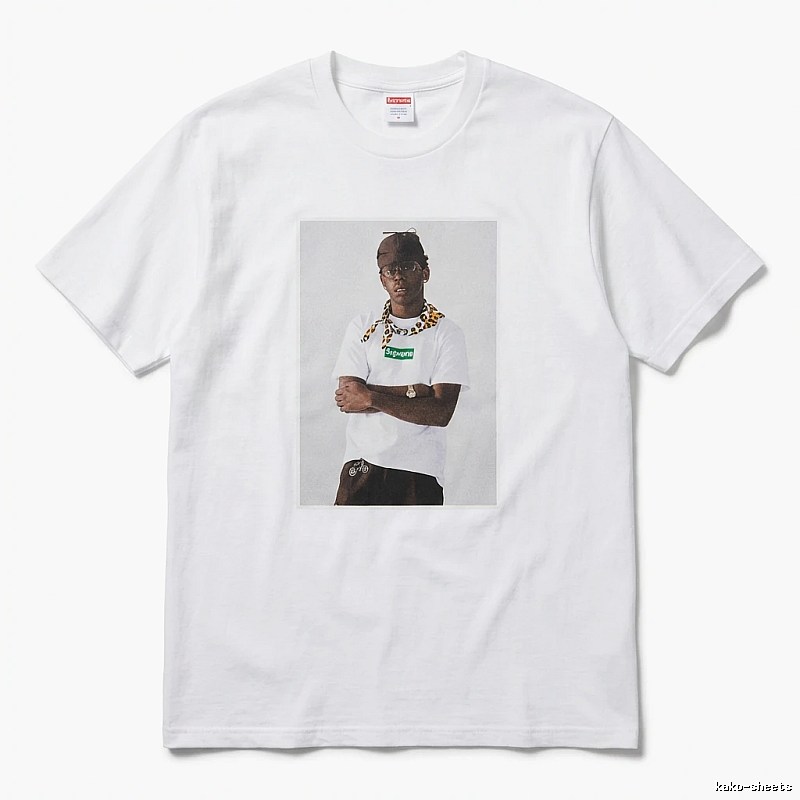 Supreme Portrait Style White T-shirt