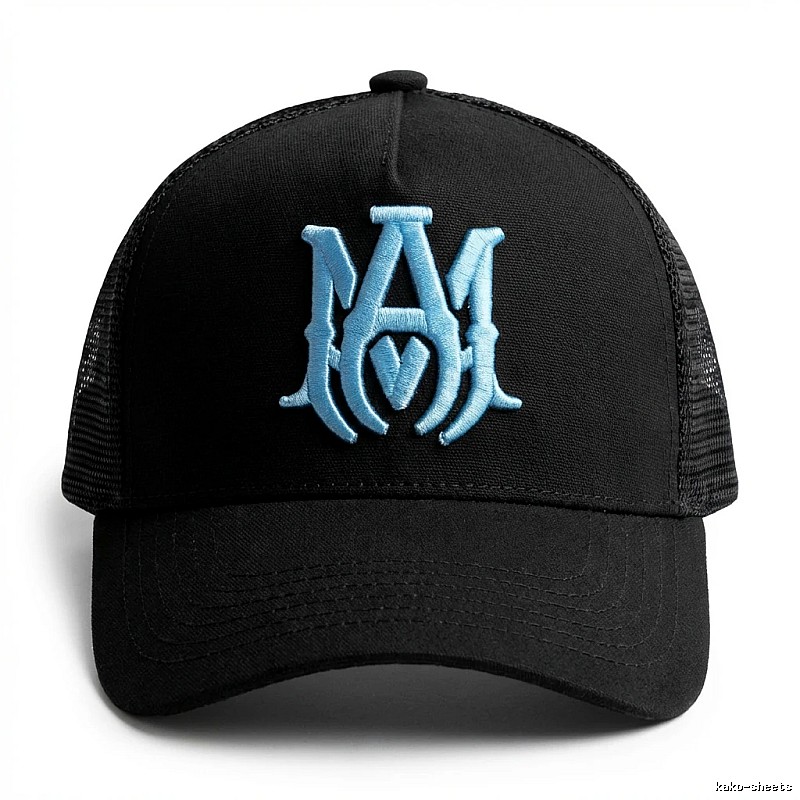 The classic black baseball cap of AMIRI.