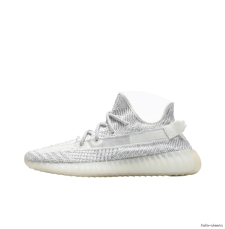 Yeezy 350 minimalist style white shoes