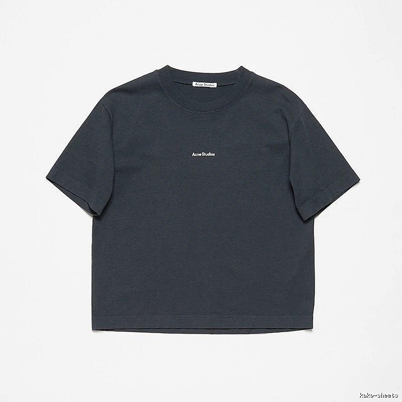 Acne Studios 2090-80 Black Style Ac908042 Stockholm Logo T-Shirt Logo Detail