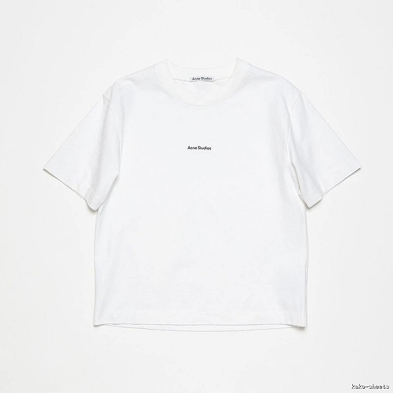 Acne Studios 2090-80 White Style Ac908042 Stockholm Logo T-Shirt Statement Graphic