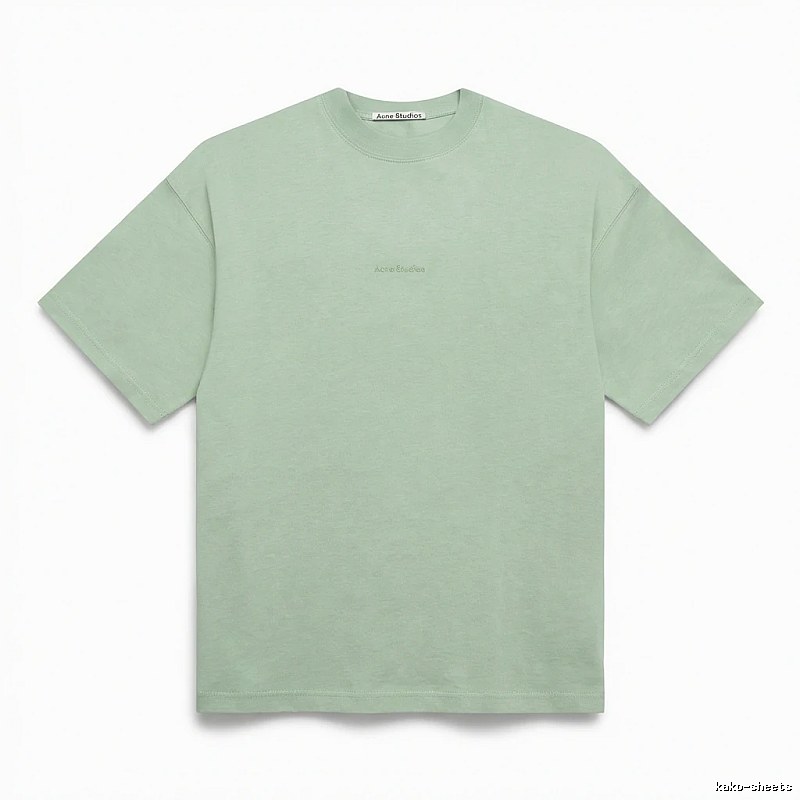 Acne Studios minimalist style light green T-shirt