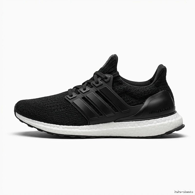 Adidas Ultraboost black and white running shoes