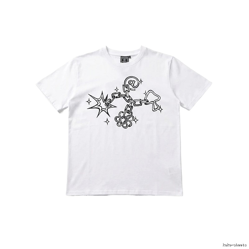 ADWYSD Graffiti Style White T-shirt