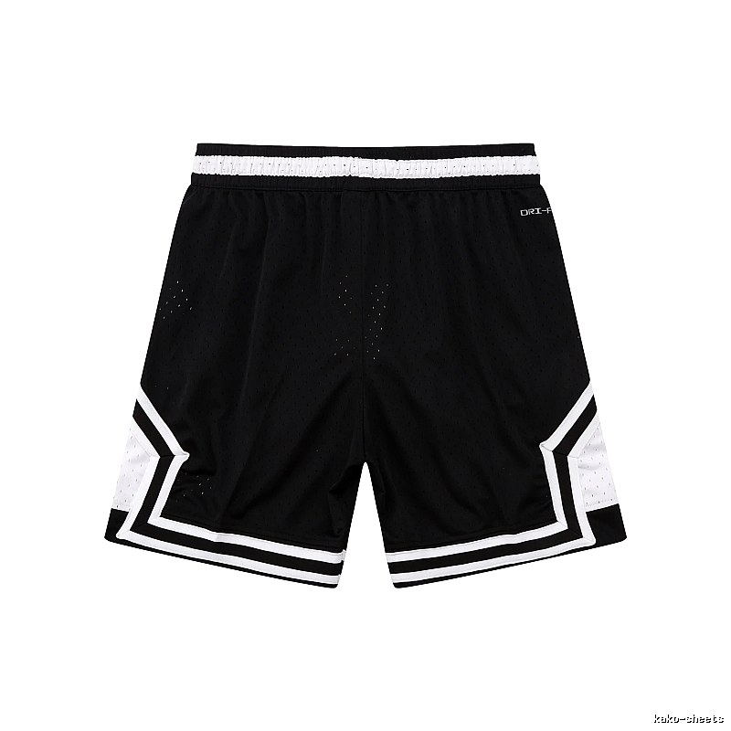 AJ Sporty Black and White Shorts