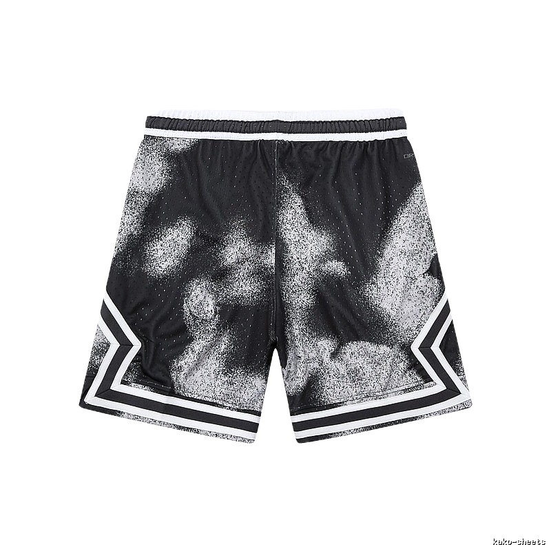 AJ Spray Painting Style Black Shorts