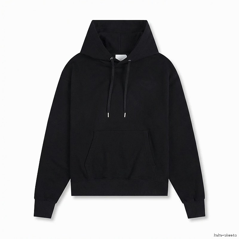 AMI Basic Style Simple Black Hoodie