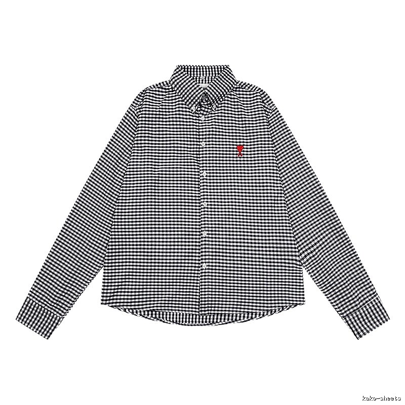AMI Checkered Retro Style Shirt