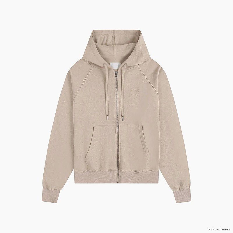AMI Extremely Complex Style Beige Hoodie