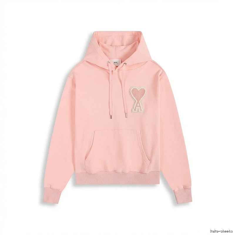 AMI Love Pink Hoodie