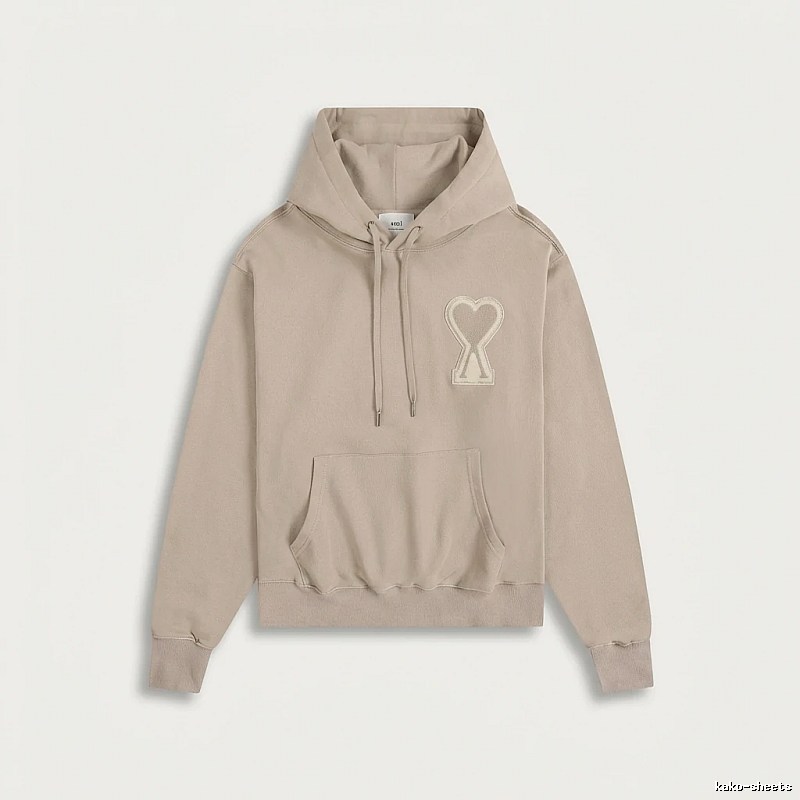 AMI Love Trend Brand Beige Sweatshirt