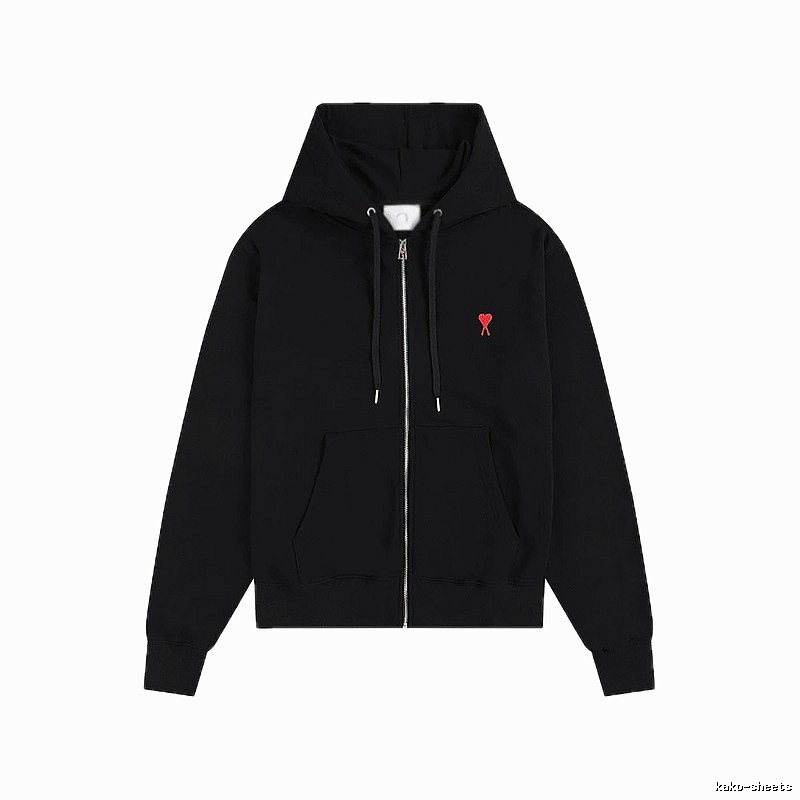 AMI Love Trend Brand Black Hoodie