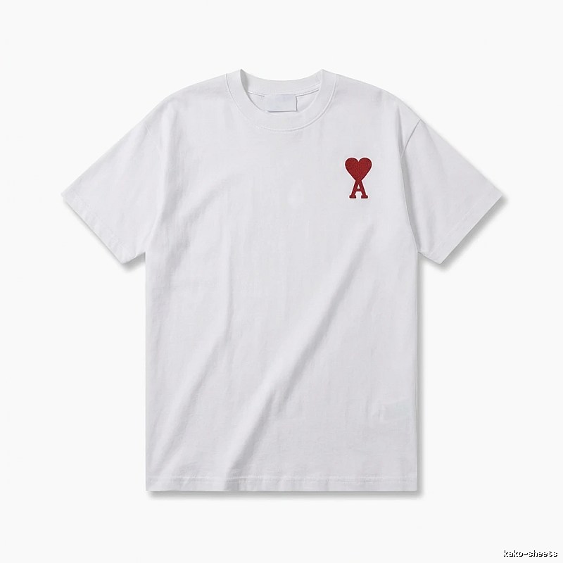AMI minimalist style white T-shirt