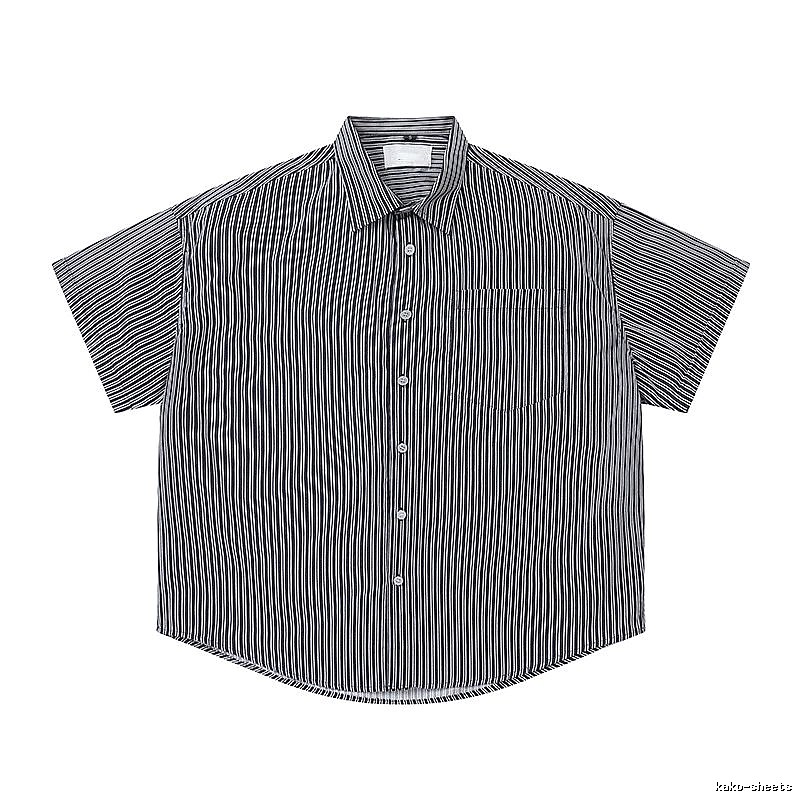 AMI striped retro-style shirt
