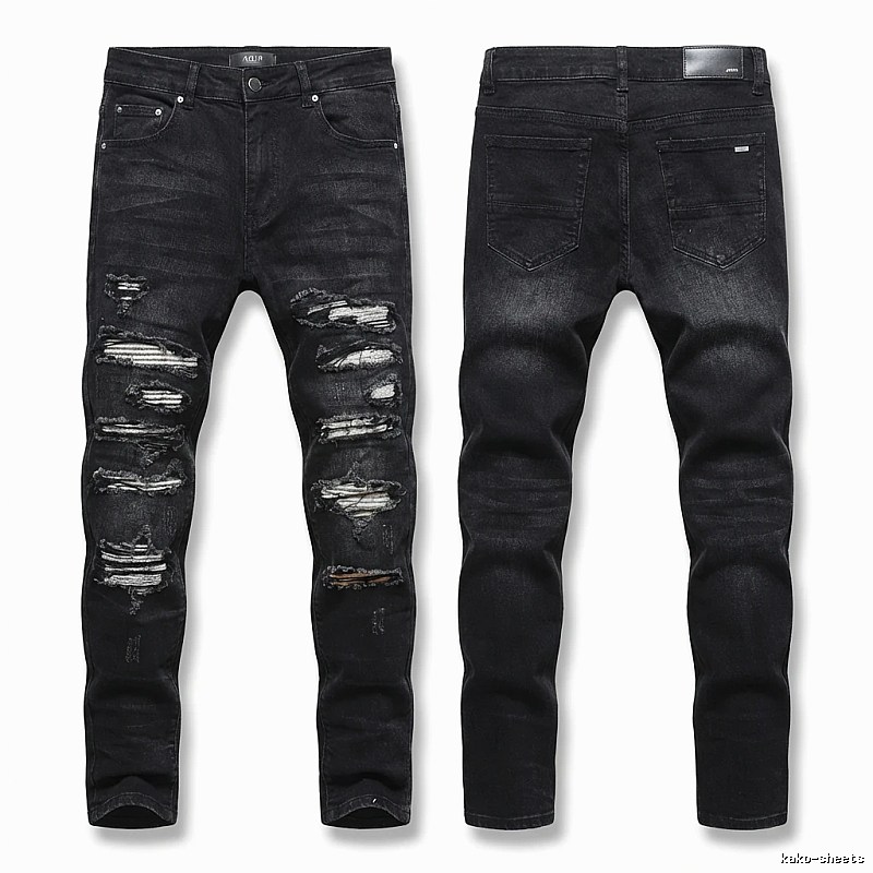 AMI Trendy Ripped Jeans with a Cool Style