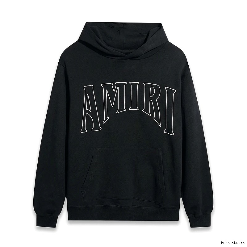 AMIRI Alphabet Style Black Sweatshirt