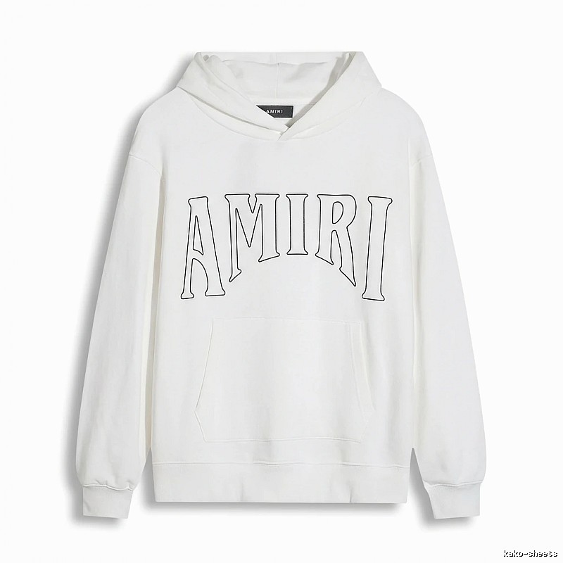 AMIRI Alphabet Style White Sweatshirt