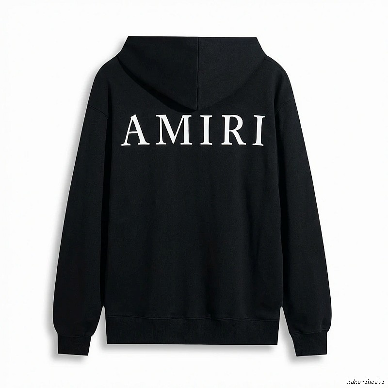 AMIRI Basic Simple Black Sweatshirt