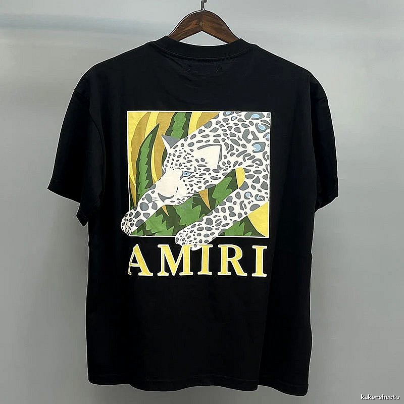 Amiri Black Records Graphic T-Shirt Active Casual