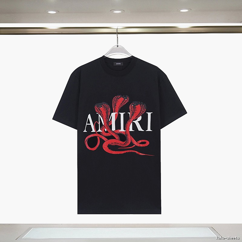 Amiri Daily Graphic T-shirt White Blue Amiri for City Outfits