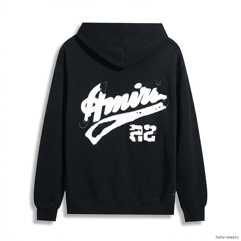 AMIRI Graffiti Style Black Hoodie