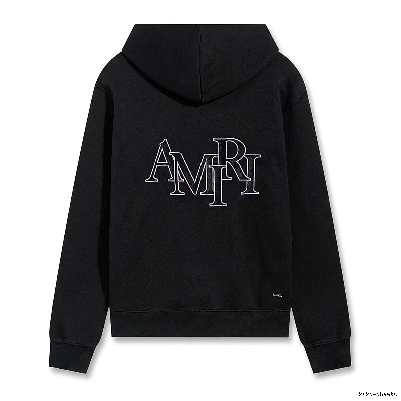 AMIRI letter-style black sweatshirt