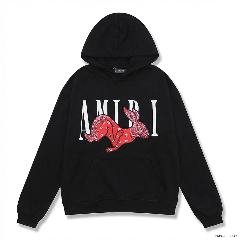 AMIRI Rabbit Print Trendy Brand Sweatshirt