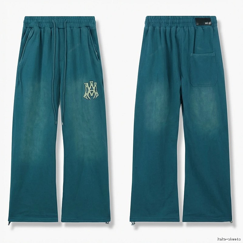 AMIRI retro-style dark green trousers