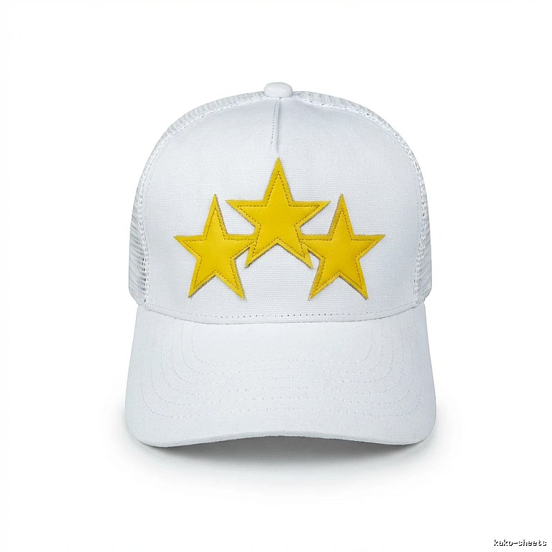 AMIRI Starry Trendy Cool Style White Hat
