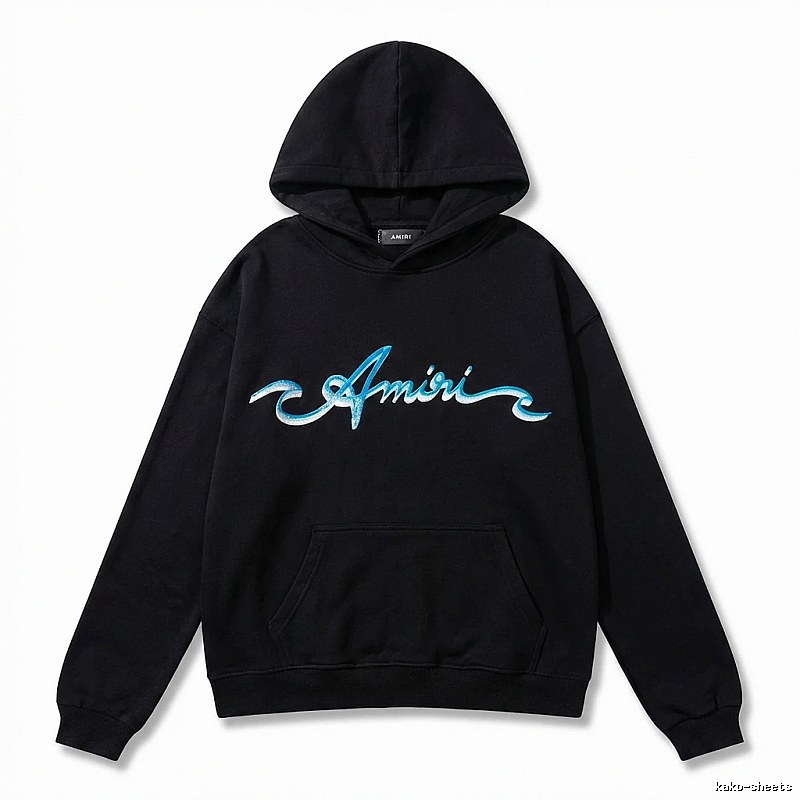 AMIRI Trendy Style Black Hoodie