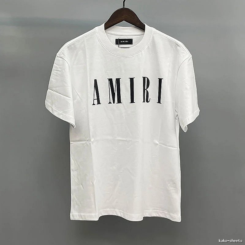 Amiri White Black Records Graphic T-Shirt Statement Graphic