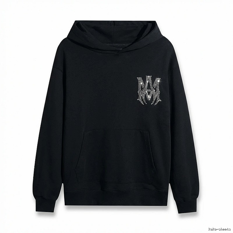 AMIRI's trendy and cool black hoodie