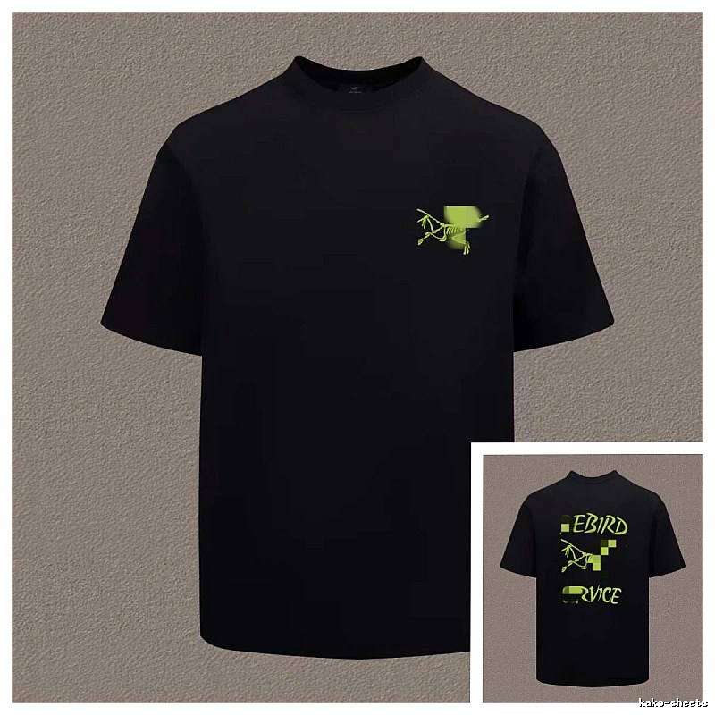 Arc'teryx Printed Techwear Style Black T-Shirt