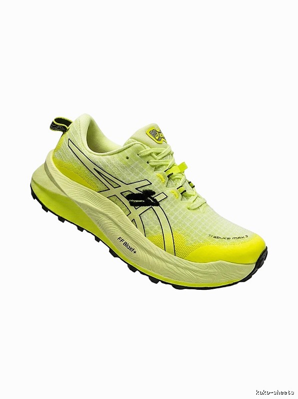ASICS Trail Running Fluorescent Green Running Shoes