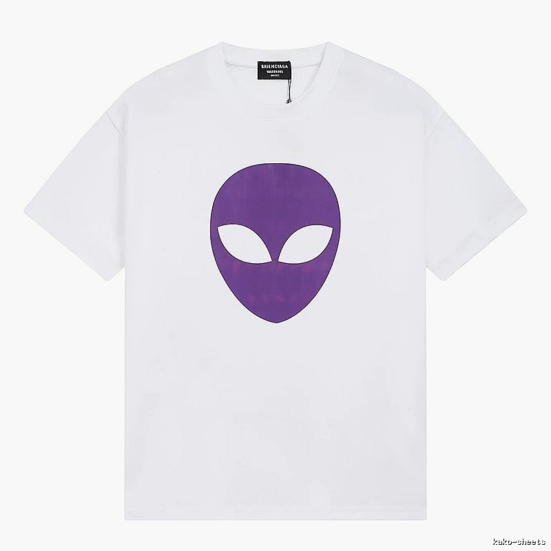 Balenciaga Alien Print White T-shirt
