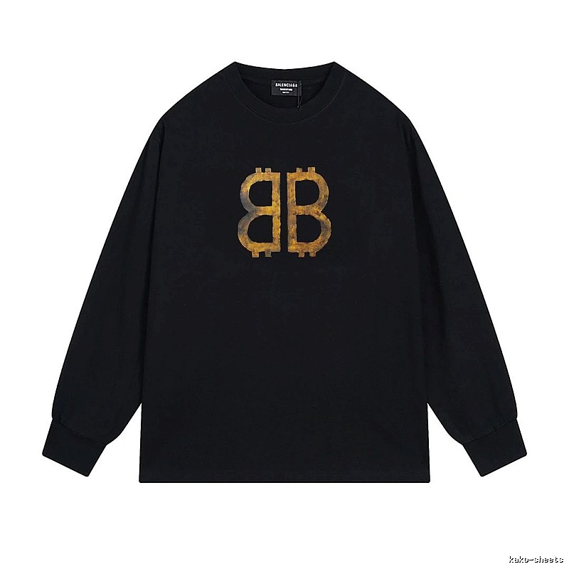 Balenciaga BB Print Black Sweatshirt