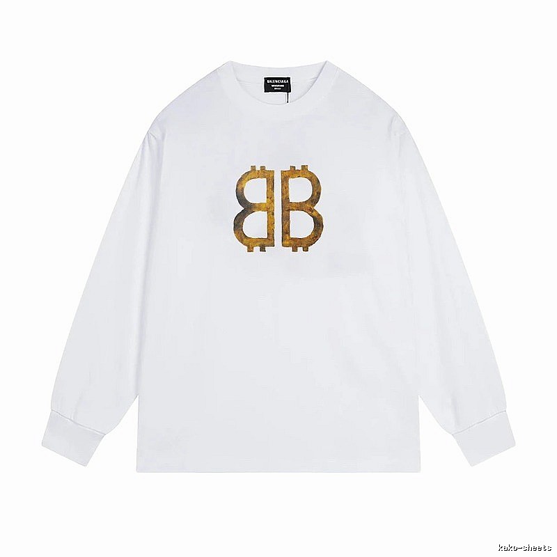 Balenciaga BB Print White T-shirt