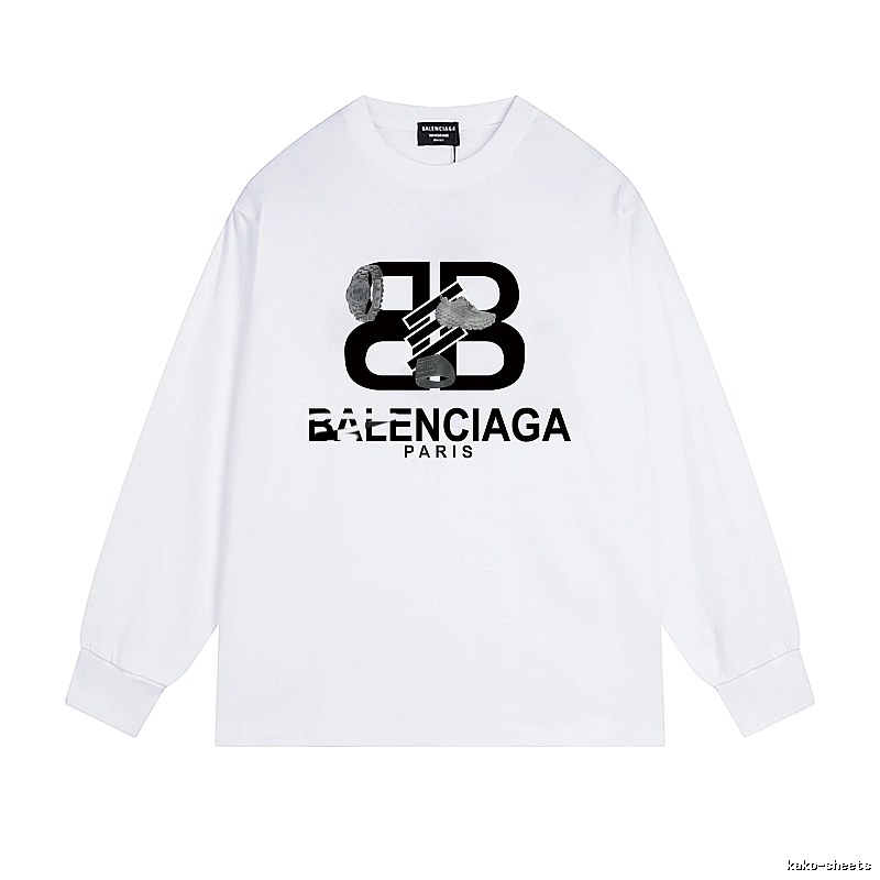Balenciaga BB Series Simple White T-shirt