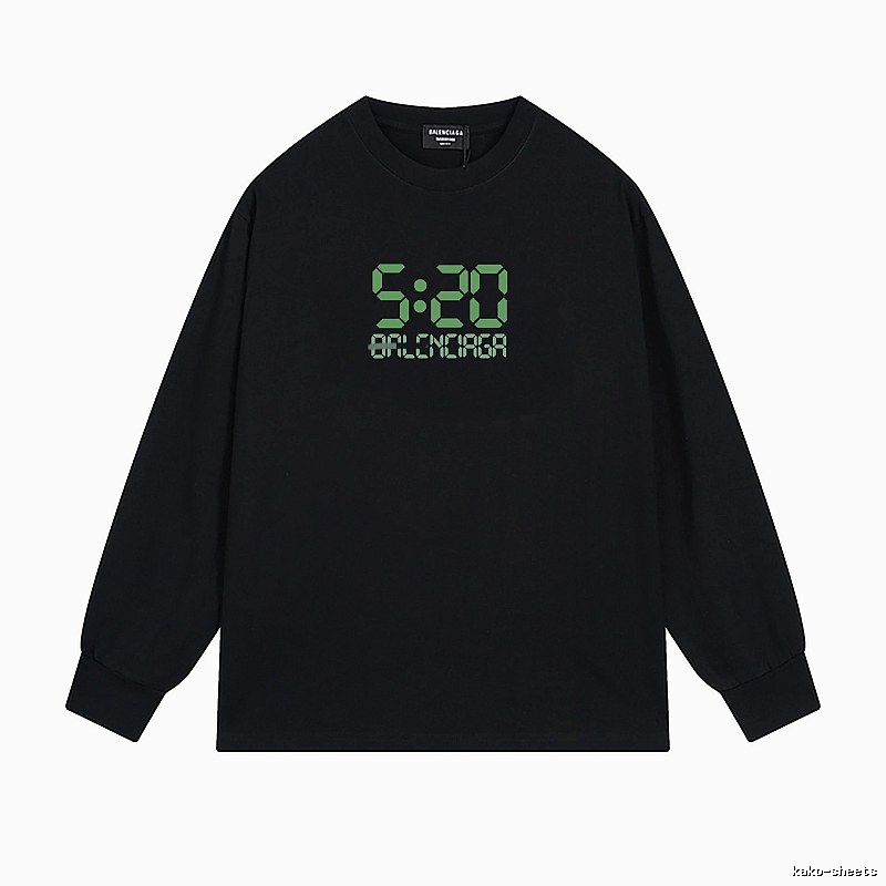 Balenciaga digital style black sweatshirt