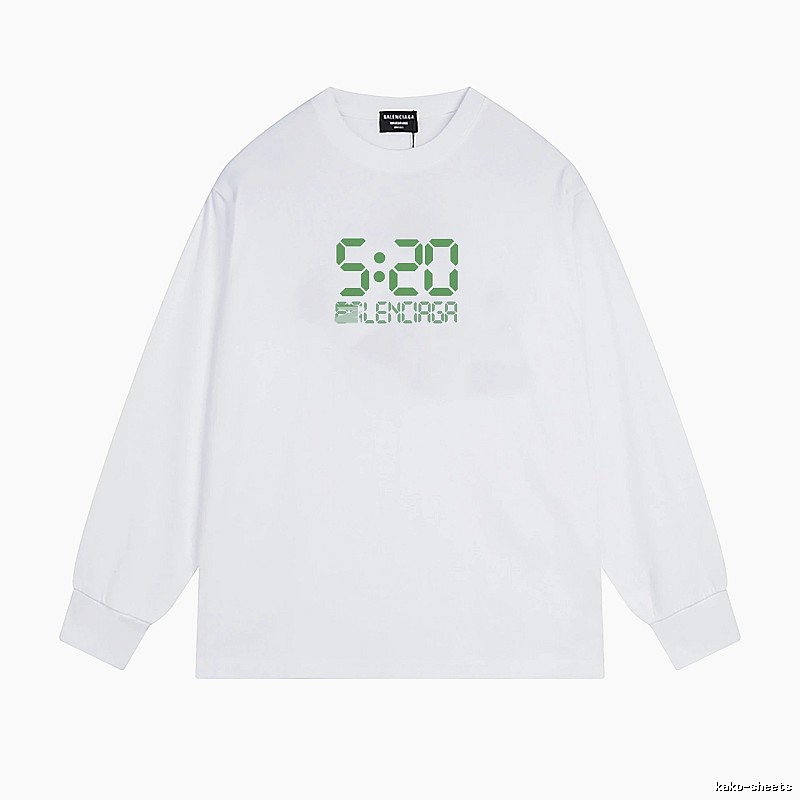 Balenciaga digital-style white T-shirt
