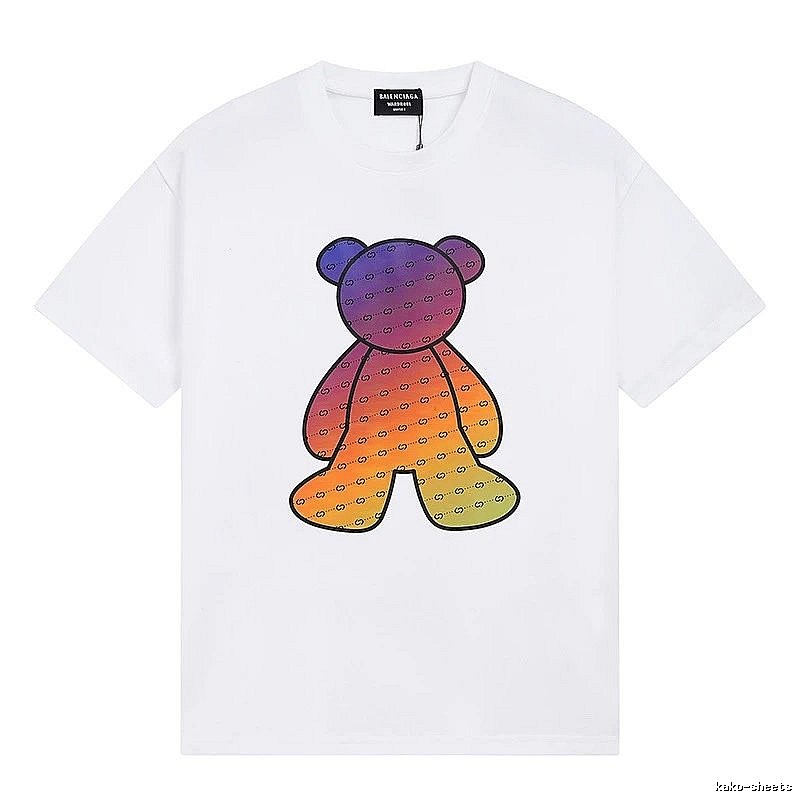 Balenciaga Gradient Bear White T-shirt