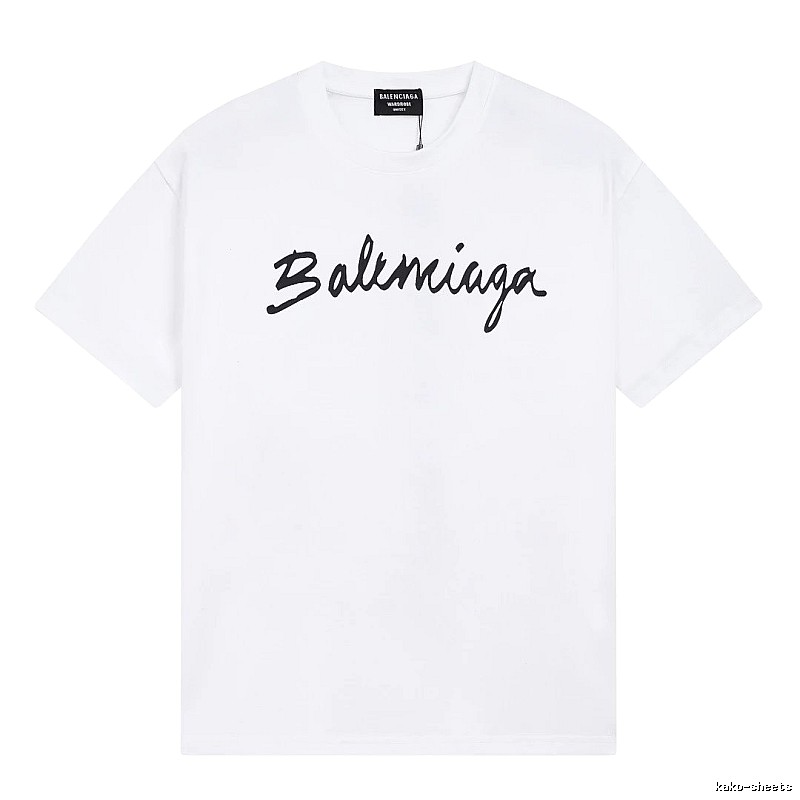Balenciaga letter simple white T-shirt
