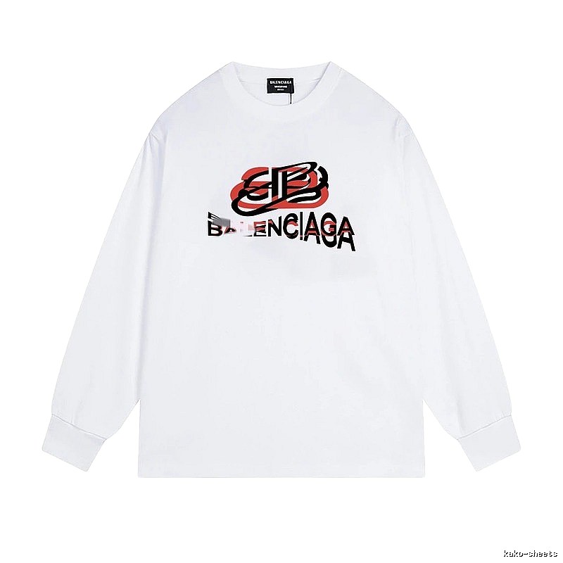 Balenciaga letter white sweatshirt